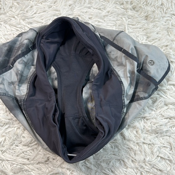 Lululemon Run: Speed Short White Coal Tinted Canvas Super / Black - Picture 3 of 7